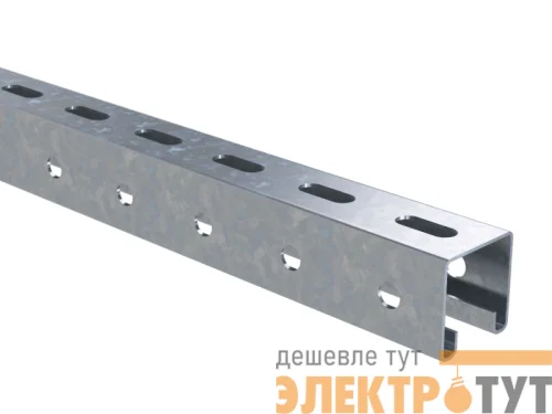 Профиль С-образный 41х41 L500 сталь 1.5мм нерж. AISI 304 DKC IBPL41050C