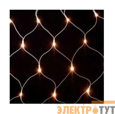 Гирлянда сеть 2.0х1.5м NTLD300-WW-E-F 10% мигающих LED WW уличная IP44 тепл. бел. SHLights 4690601034786