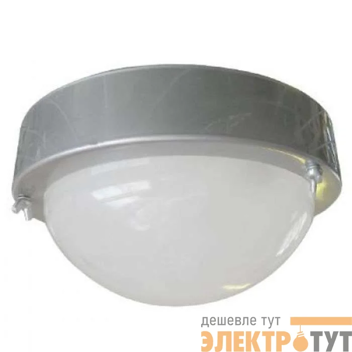 Светильник НББ 03-60-003 "Терма 3" 1х60Вт E27 IP65 корпус серебро (инд. упак.) Элетех 1005500583