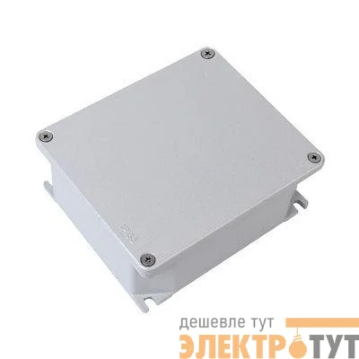 Коробка ответвительная 90х90х53мм IP66/IP67 tмон. и tэксп.=-60град.C RAL9006 окрашен. с силикон. уплотнителем алюм. DKC 653S00