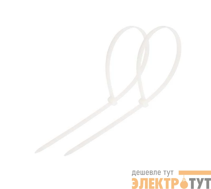Хомут кабельный 3.6х150 нейл. бел. (уп.100шт) Rexant 07-0150-4