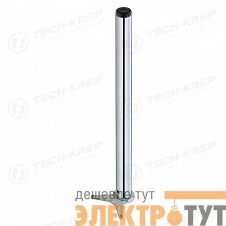 Ножка круглая регулируемая d60х820мм метал. хром (уп.1шт) Tech-Krep/Zitar 127490