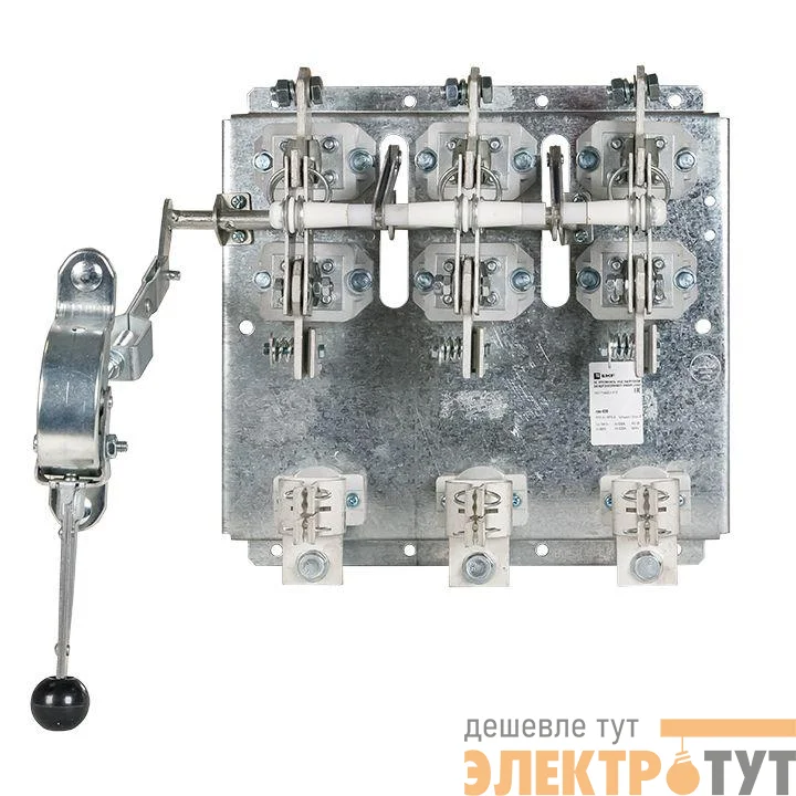 Разъединитель-предохранитель РПС-6 630А левый привод без ППН Basic EKF rps-r-630l