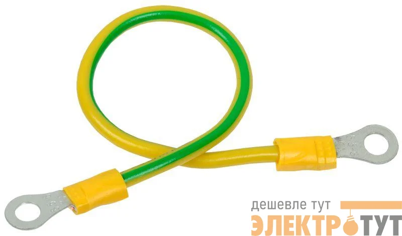 Проводник заземляющий 200мм d6мм 4кв.мм (уп.20шт) IEK CPZ50-200-04-1-06