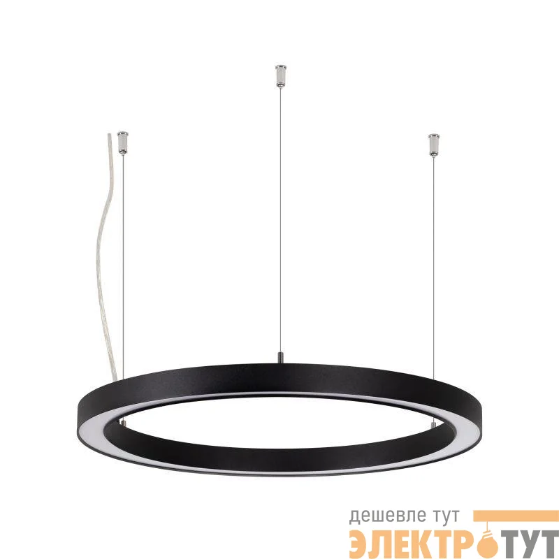 Светильник светодиодный SP-CIRCLE-HANG-O3535-D500-30W Warm3000 (RAL9005 120 deg 230В) IP40 LED алюм. Arlight 049360