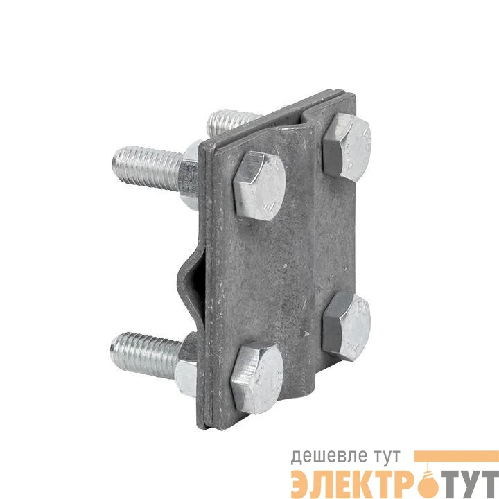 Зажим крестовидный прут-прут (3 пластины 57х57мм) HZ PROxima EKF lp-55758