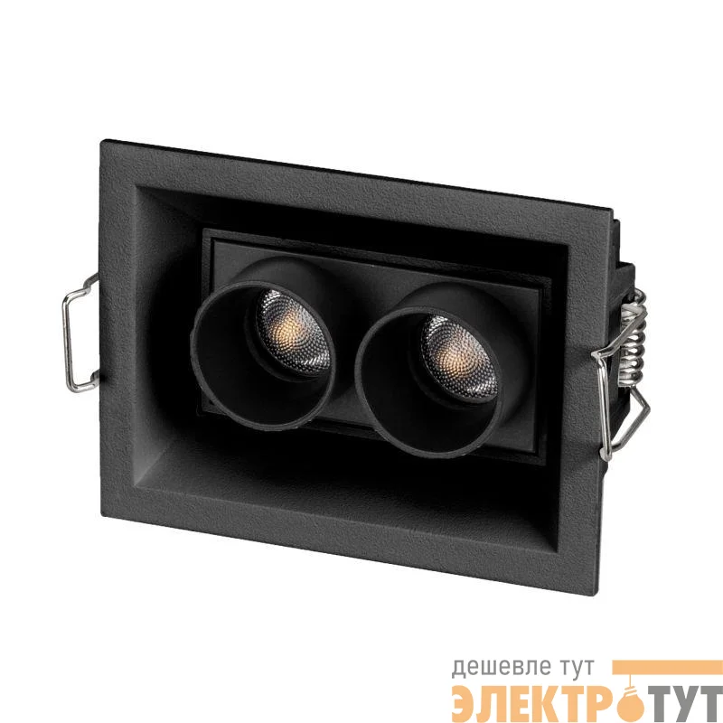 Светильник светодиодный MS-ORIENT-BUILT-TURN-TC-S67x90-5W Warm3000 BK-BK 30 deg IP20 230В металл Arlight 034876