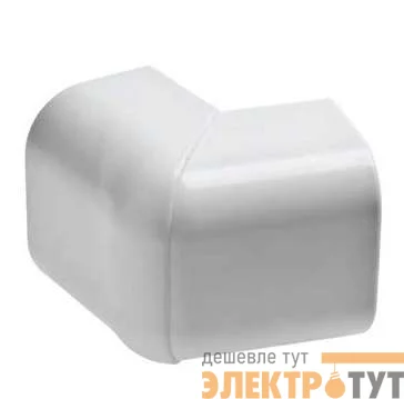 Угол для кабель-канала РКК внешний 74х55 Арктика бел. Ruvinil УВШ-74х55
