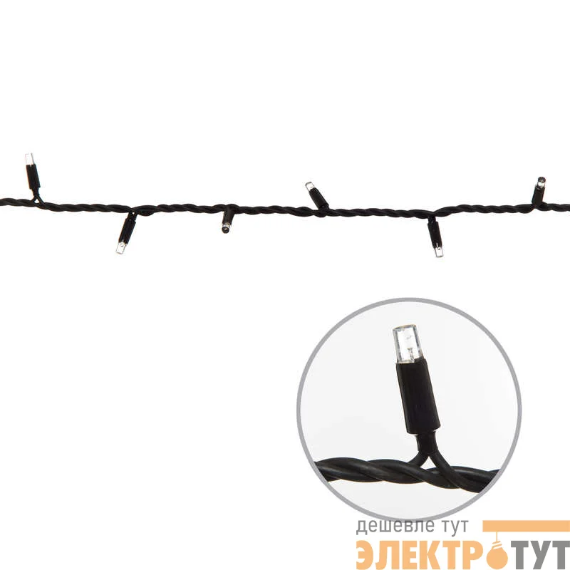 Гирлянда светодиодная ULD-S1000-120/TBK BLUE IP67 с эффектом мерцания Uniel UL-00003942