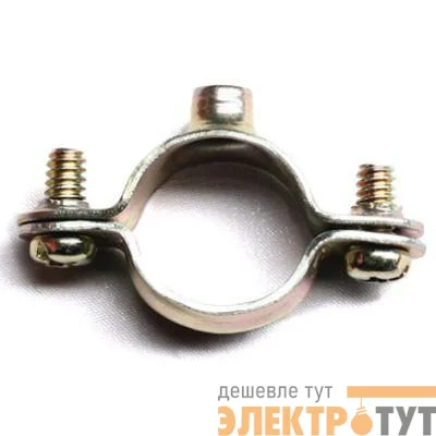 Хомут стальной с внутренней резьбой М6 d38-40мм (уп.100шт) DKC 58038