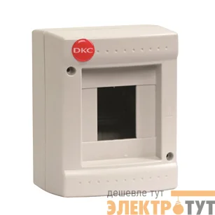 Бокс ОП IP40 4м сер. без дверцы DKC 83604
