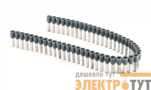 Наконечник-гильза изол. 1.5кв.мм дл. 8мм черн. (уп.500шт) DKC 2ART704