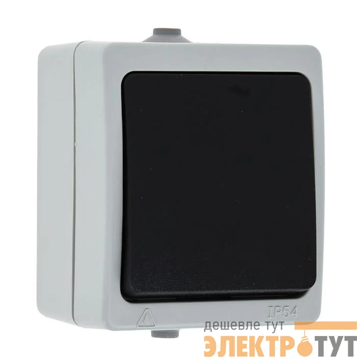 Выключатель 1-кл. ОП Венеция 10А IP54 сер. EKF EVV10-021-30-54