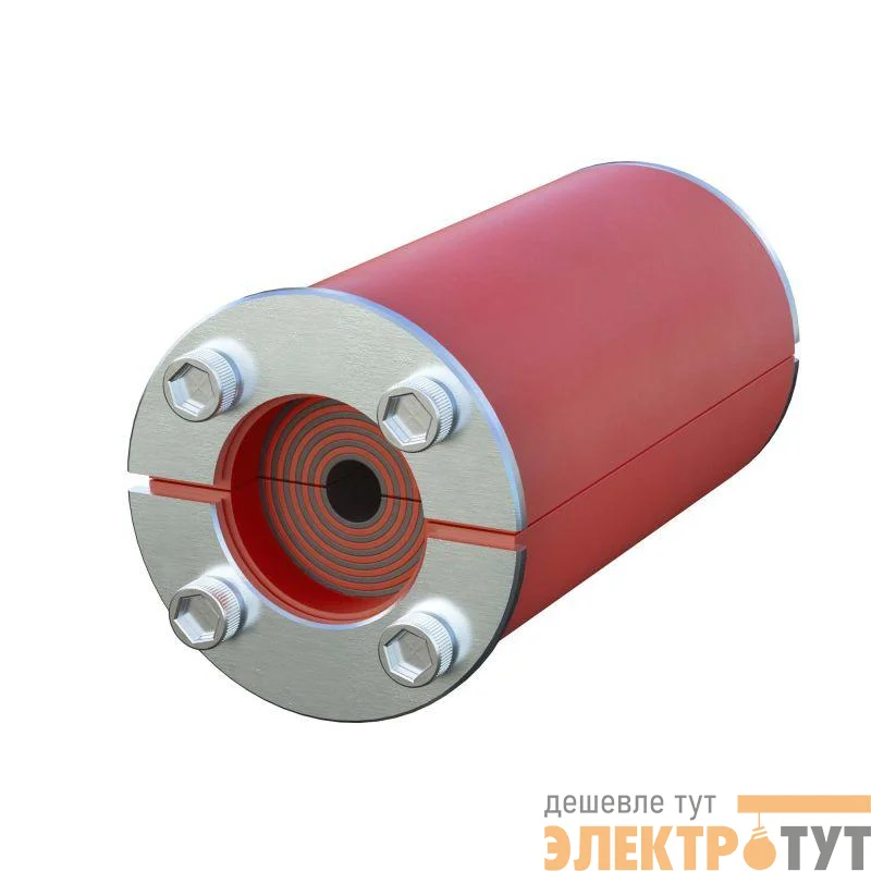 Проходка d75х70мм кругл. для кабелей d28-48мм нерж. сталь DKC DXF3116