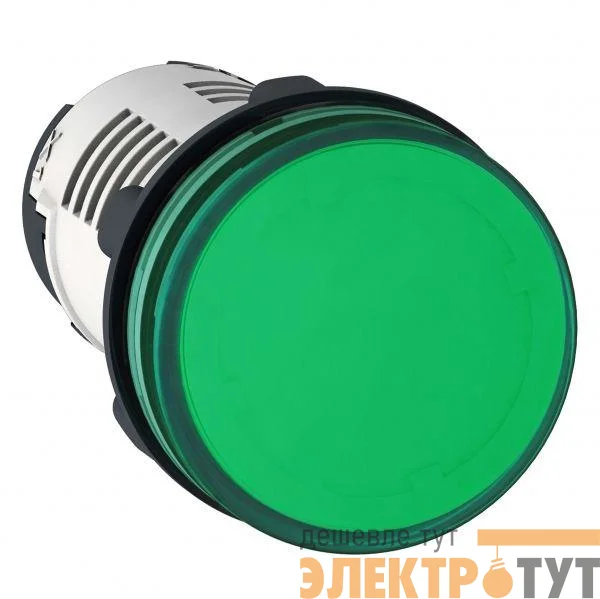 Лампа сигнальная 22мм 230В зел. (LED) SchE XB7EV03MP
