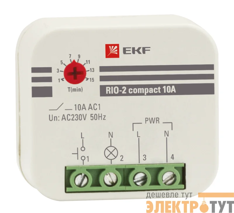 Реле импульсное RIO-2 compact 10А PROxima EKF rio-2k-10