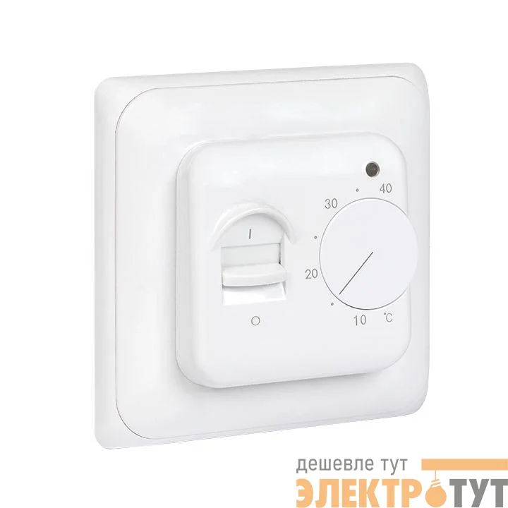 Термостат механический MTT-2 (OTN-1991; RTC 70.26; MST-1; R70XT; MT-26; M5.713) 16А 3.6кВт для теплых полов датчик пола бел. Basic EKF mtt-2