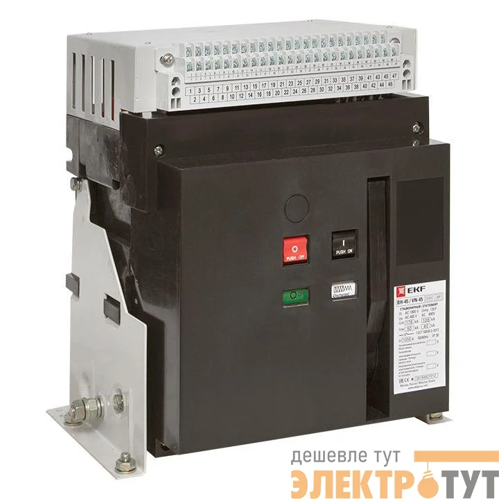 Выключатель нагрузки 3п ВН-45 2000/1000А стационарный EKF nt45-2000-1000