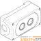 Корпус кнопочного поста MEP2-0 на 2 эл. ABB 1SFA611812R1000