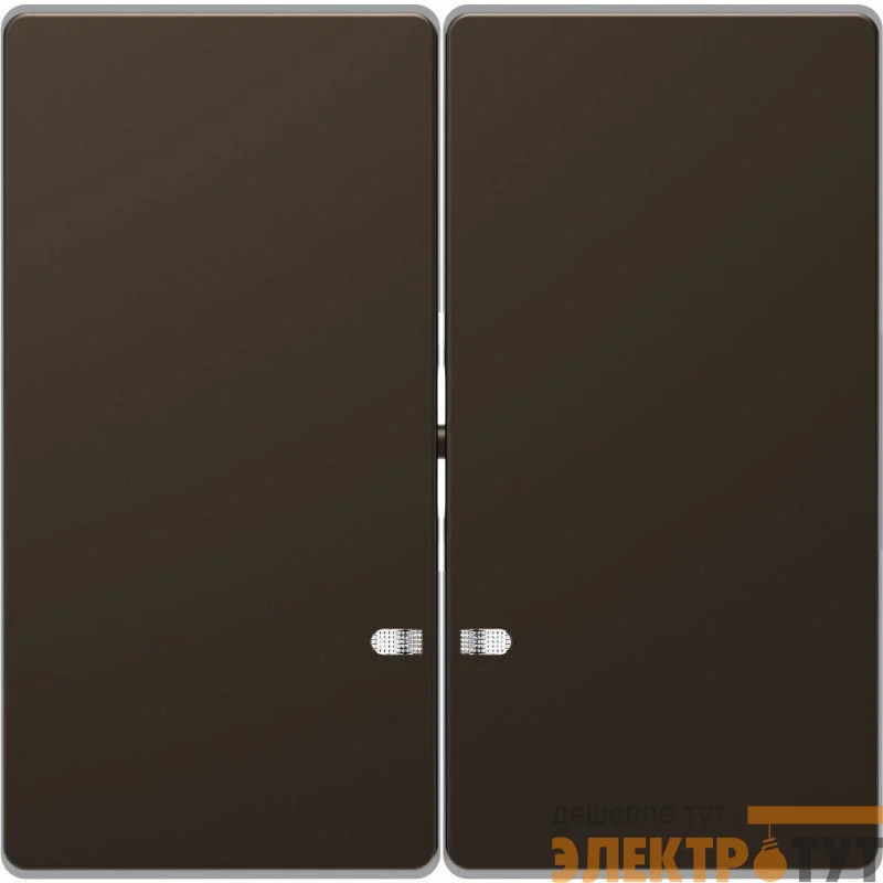 Клавиша для 2-кл. выкл. Merten D-Life линза для LED мод. SD мокко SchE MTN3420-6052