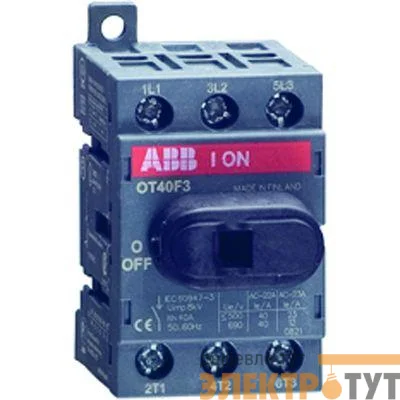 Рубильник 3п OT25 F3 25А (20А AC23) ABB 1SCA104857R1001
