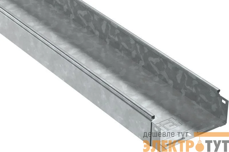 Лоток листовой неперфорир. 200х80 L3000 сталь 1.2мм HDZ IEK CLN10-080-200-120-3-M-HDZ