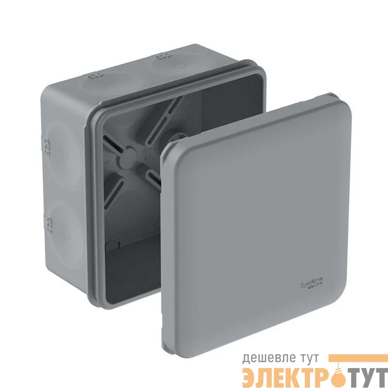 Коробка распределительная MultiBox IP66 85х85х42 DIY (со стикером) сер. SE IMT351971