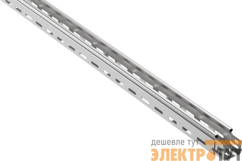 Лоток листовой перфорированный 50х50 L3000 сталь 0.55мм оцинк. IEK CLP10-050-050-055-3