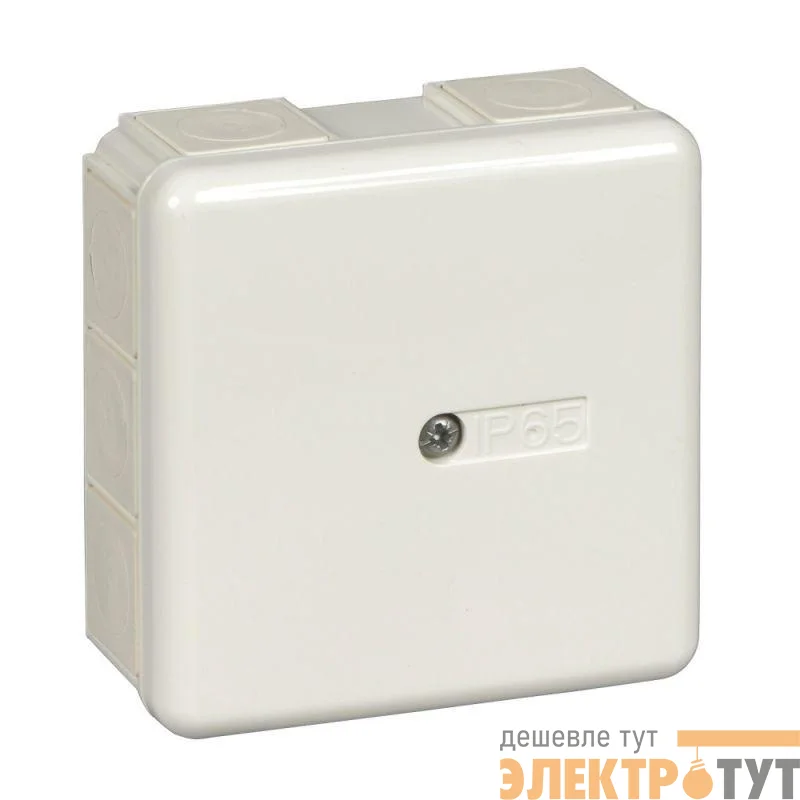 Коробка соединительная 87х87х40 IP65 10 сальн. SchE IMT34349
