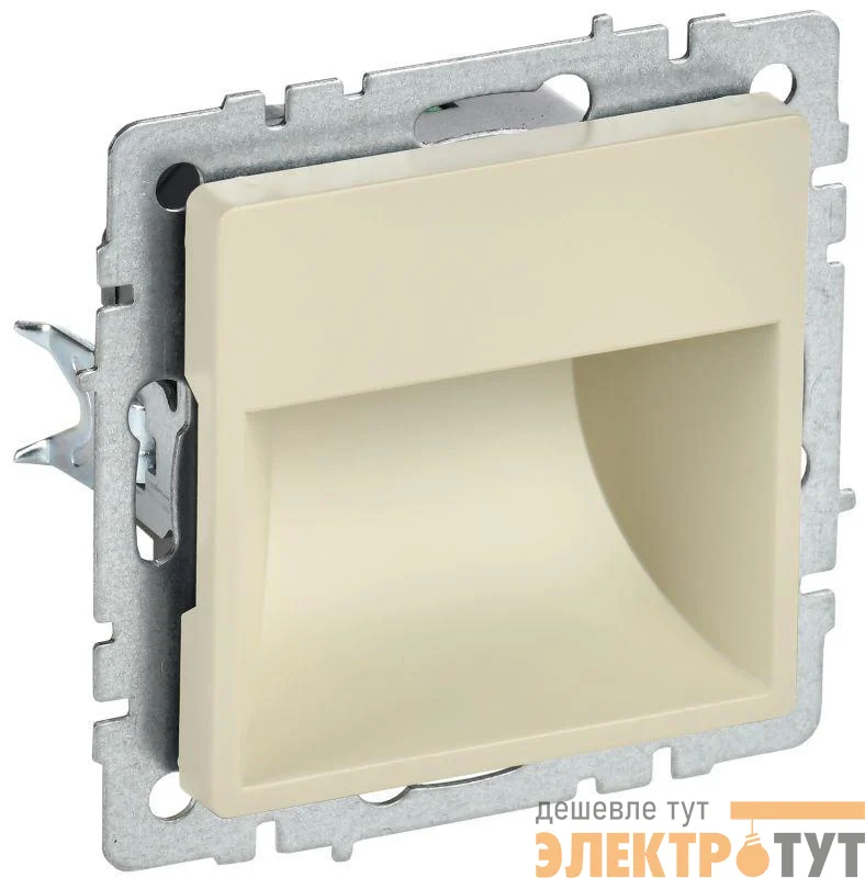Подсветка светодиодная BRITE встраив. ПЛ20-БрКр механизм беж. IEK BR-FL20-K10
