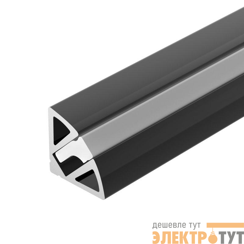 Профиль SL-KANT-H11-2000 ANOD BLACK L2000 алюм. Arlight 044086