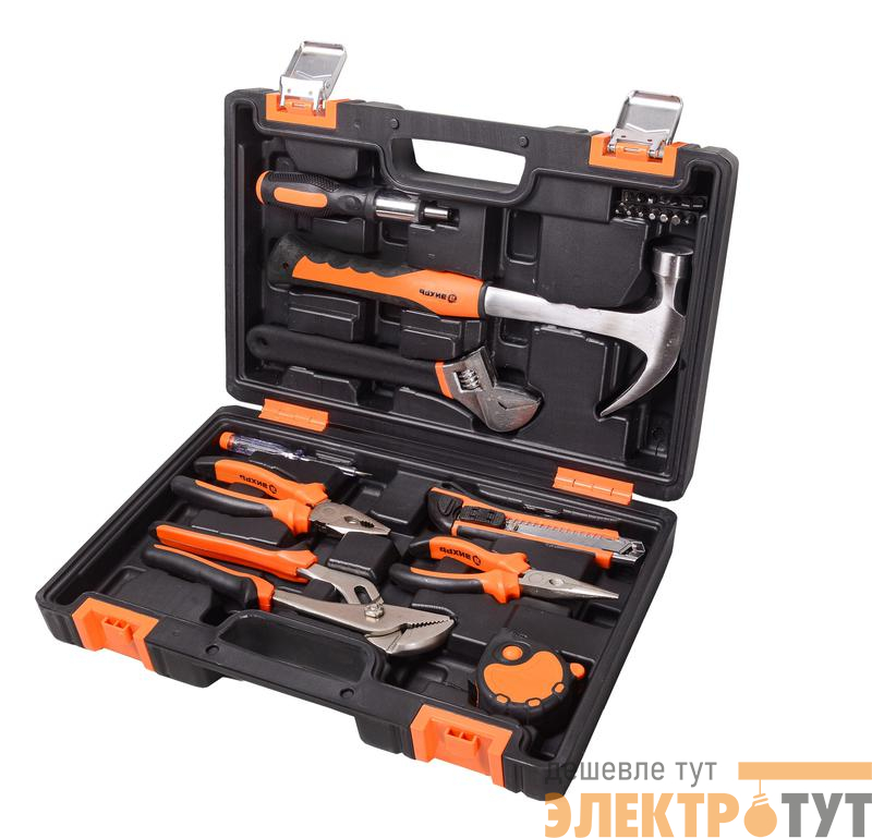 Набор инструмента бытовой в кейсе 23 предмета Вихрь 73/6/7/10