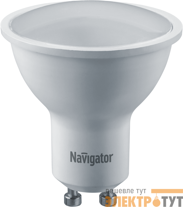 Лампа светодиодная 95 464 NLL-01-01 (PAR16-6W-3K-GU10-SV) 6Вт 3000К тепл. бел. GU10 430лм 176-264В Supervision матов. NAVIGATOR 95464