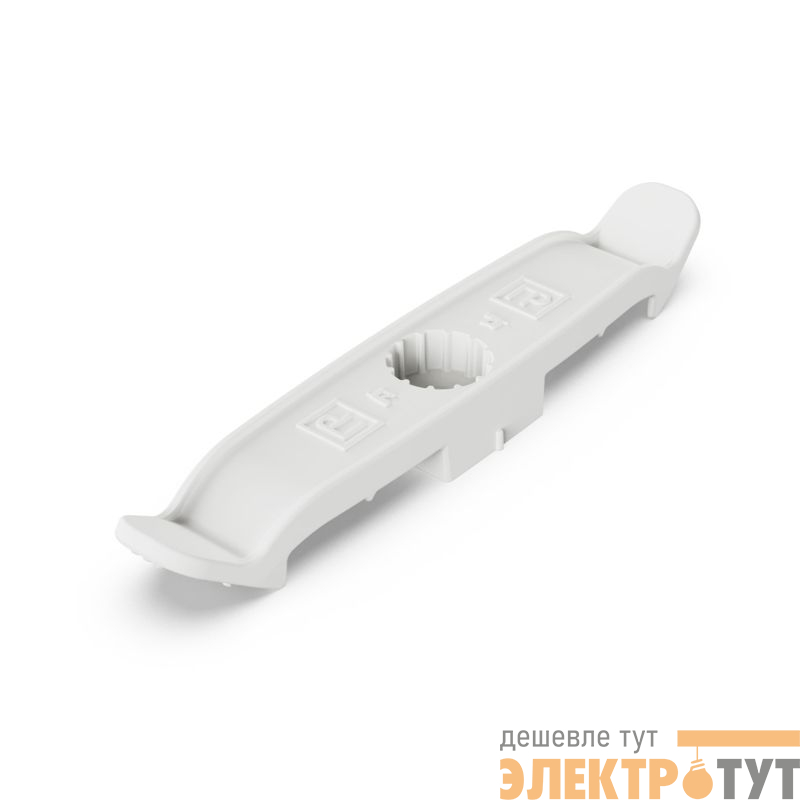 Держатель плоского кабеля двусторонний для прямого монтажа на 4 места бел. (уп.20шт) Промрукав PR13.02558