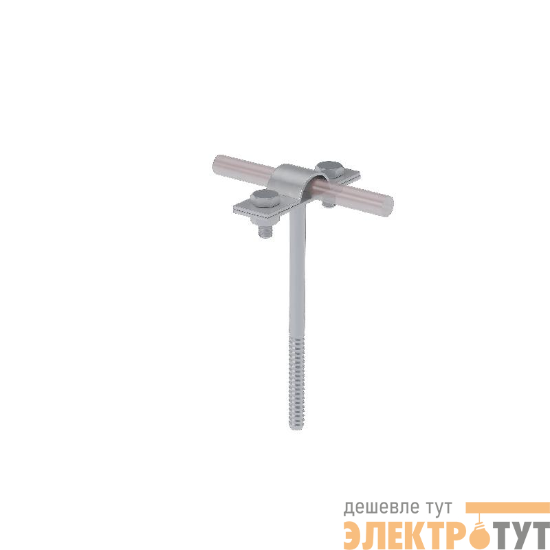 Держатель вкручиваемый DPV-L80-D5-10 TD для прутка d5-10 L80 сталь термодиффузион. цинк. КМ MA0180