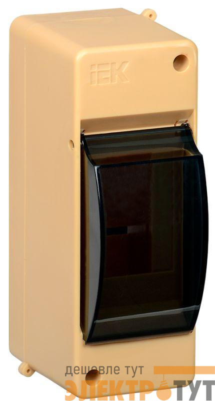 Бокс КМПн 2/2 для 2-х авт. выкл. прозр. крышка сосна IEK MKP42-N-02-30-20-S