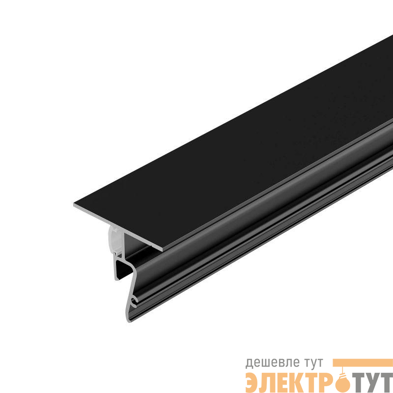 Профиль STRETCH-SHADOW-CEIL-2000 BLACK (A2-CONTOUR-PRO) L2000 алюм. Arlight 040703