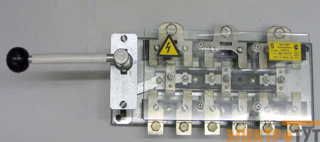 Рубильник ВД-1-375 ЛУ3 400А АС-20В Саратов