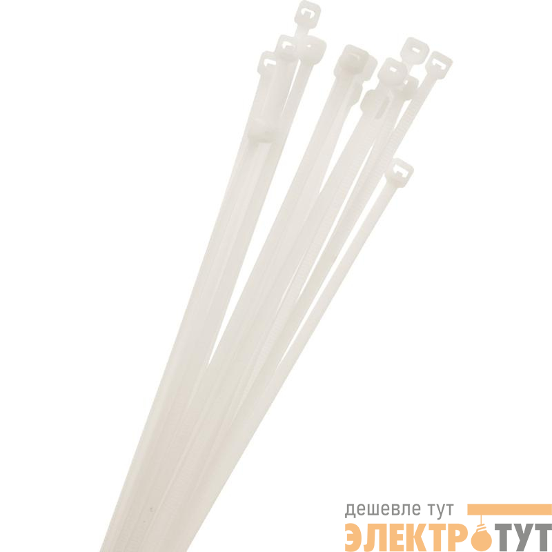 Хомут кабельный PCT 3.6х180-100WH PA6.6 (уп.100шт) JazzWay 5053762