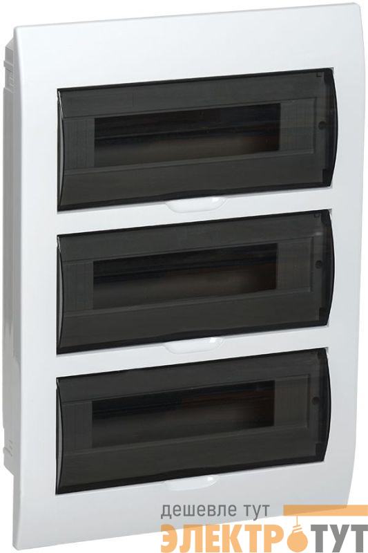 Корпус встраиваемый ЩРВ-Пк-45 Krepta 3 IP41 пластик. бел. IEK MKP12-V-04-45-41