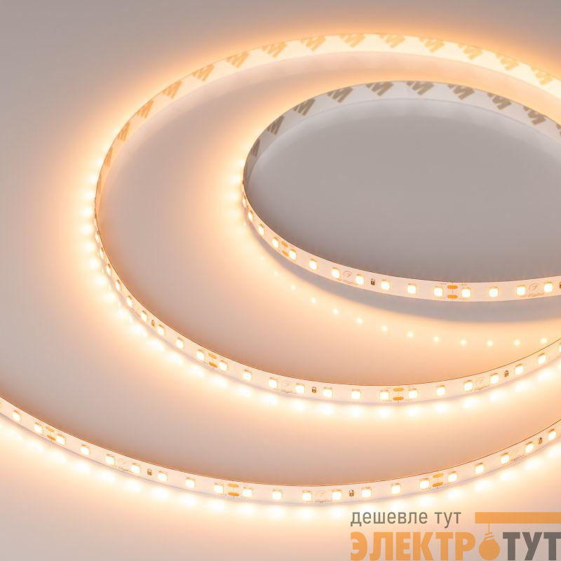 Лента светодиодная UL-A112-8mm 24V Warm 2400К 7Вт/м IP20 (уп.5м) Arlight 052765