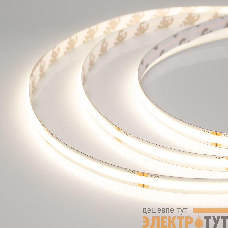 Лента светодиодная COB-X378-8mm 24V Day 4000К 11.5Вт/м IP20 CSP (уп.5м) Arlight 031884(2)