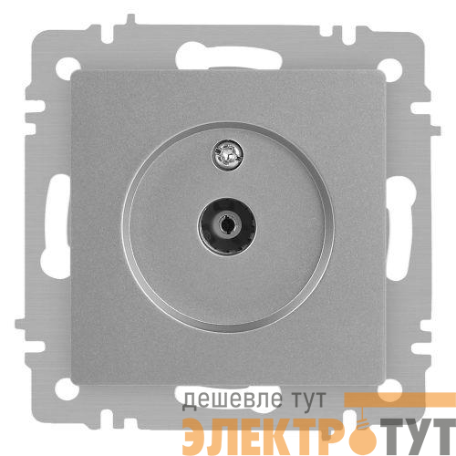 Розетка телевизионная одиночная TV СП Accent 6-301-03 IP20 алюм. Intro Б0063607