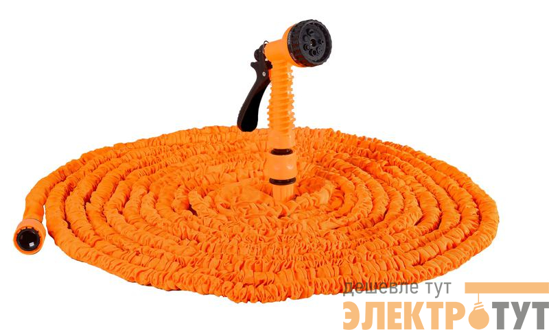 Набор для полива с растягивающимся шлангом 80м Вихрь 73/7/2/38