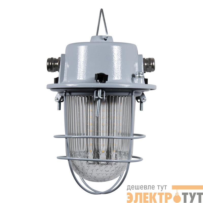Светильник светодиодный "Шахтер ДСР 01" СПЕЦСВЕТ 03-020-201 (519) подвесной с реш. 20Вт 127В 2700К 2500лм ГУ (с MGM 20) Элетех 1030450519