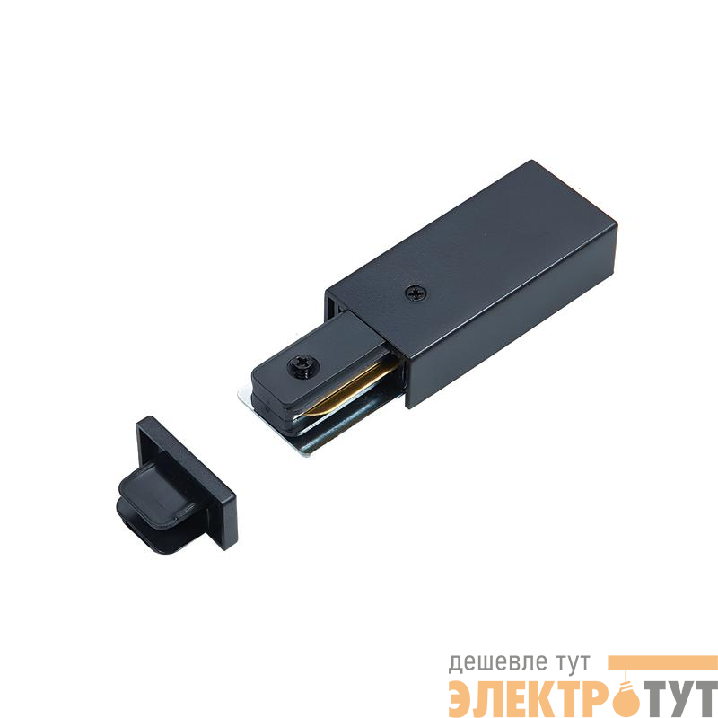Ввод питания PRB-BL с заглушкой для шинопровода RB черн. IN HOME 4690612060705