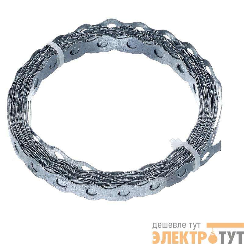 Лента монтажная 0.55х12 волна 5м цинк этикетка СТРОЙМЕТИЗ 4530019