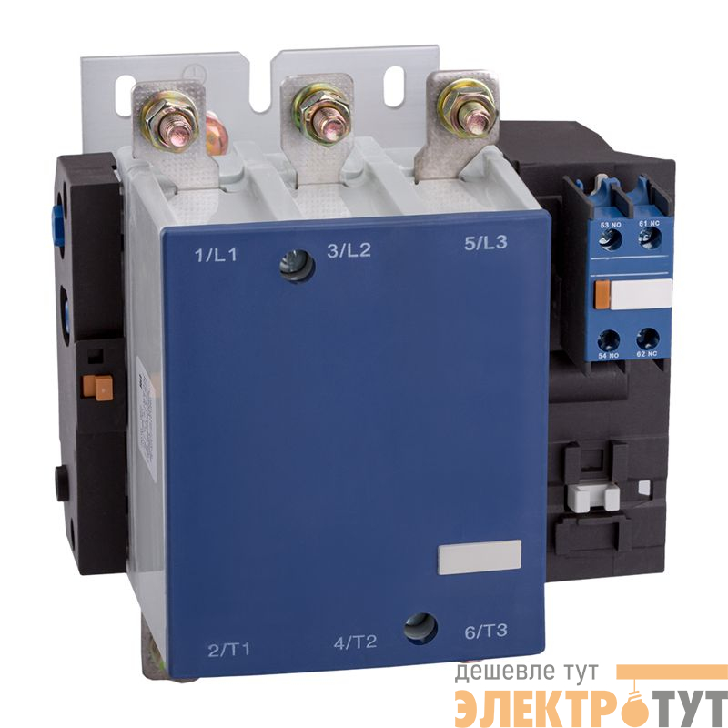 Контактор OptiStart E LC1E250M5 250А кат. 220В AC 1НО+1НЗ КЭАЗ 330279