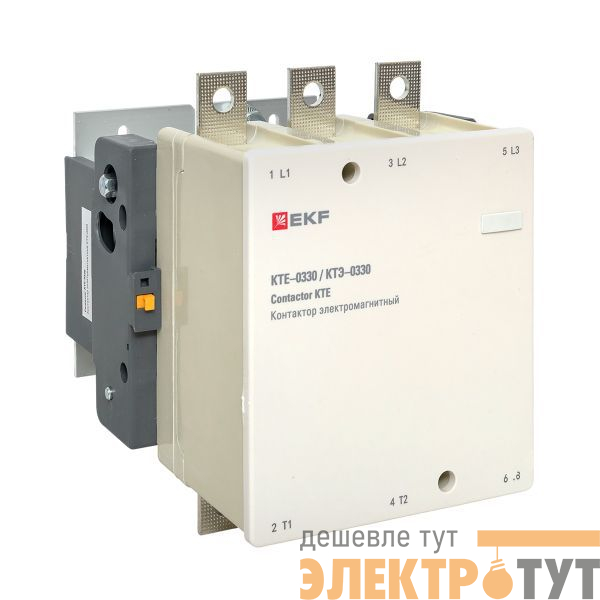 Контактор КТЭ-1 330А кат. 230В AC 1НО EKF ctr-b-330