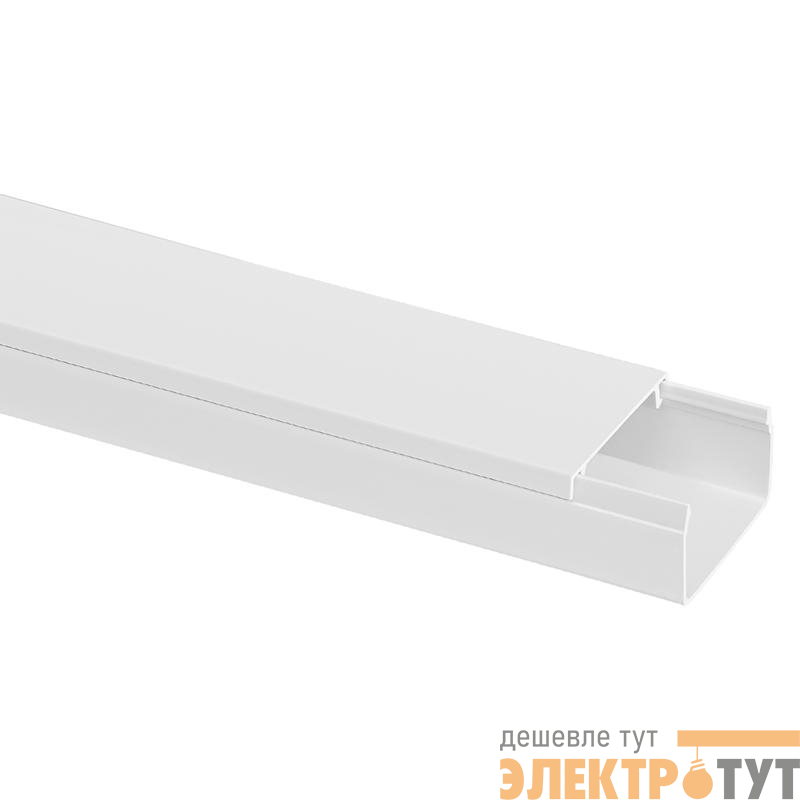Кабель-канал 25х16 L2000 пластик бел. TOKOV ELECTRIC TKE-KK-25-16-2000-WH